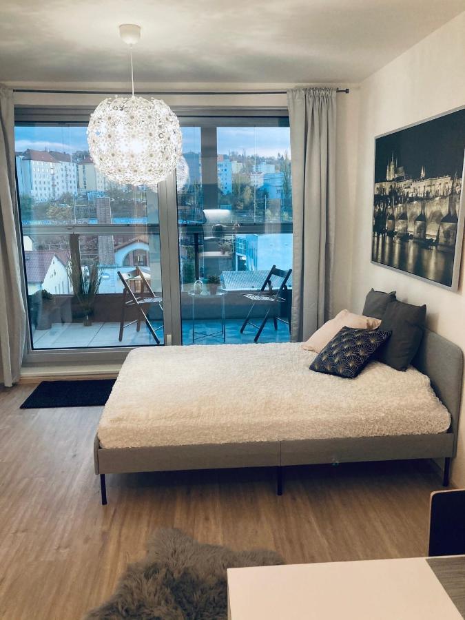 Apartement Blanc Harfa Design Praga Zewnętrze zdjęcie